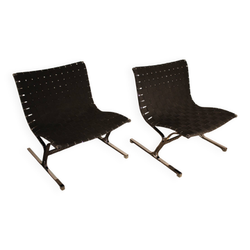 Pair of armchairs by Ross Littel
