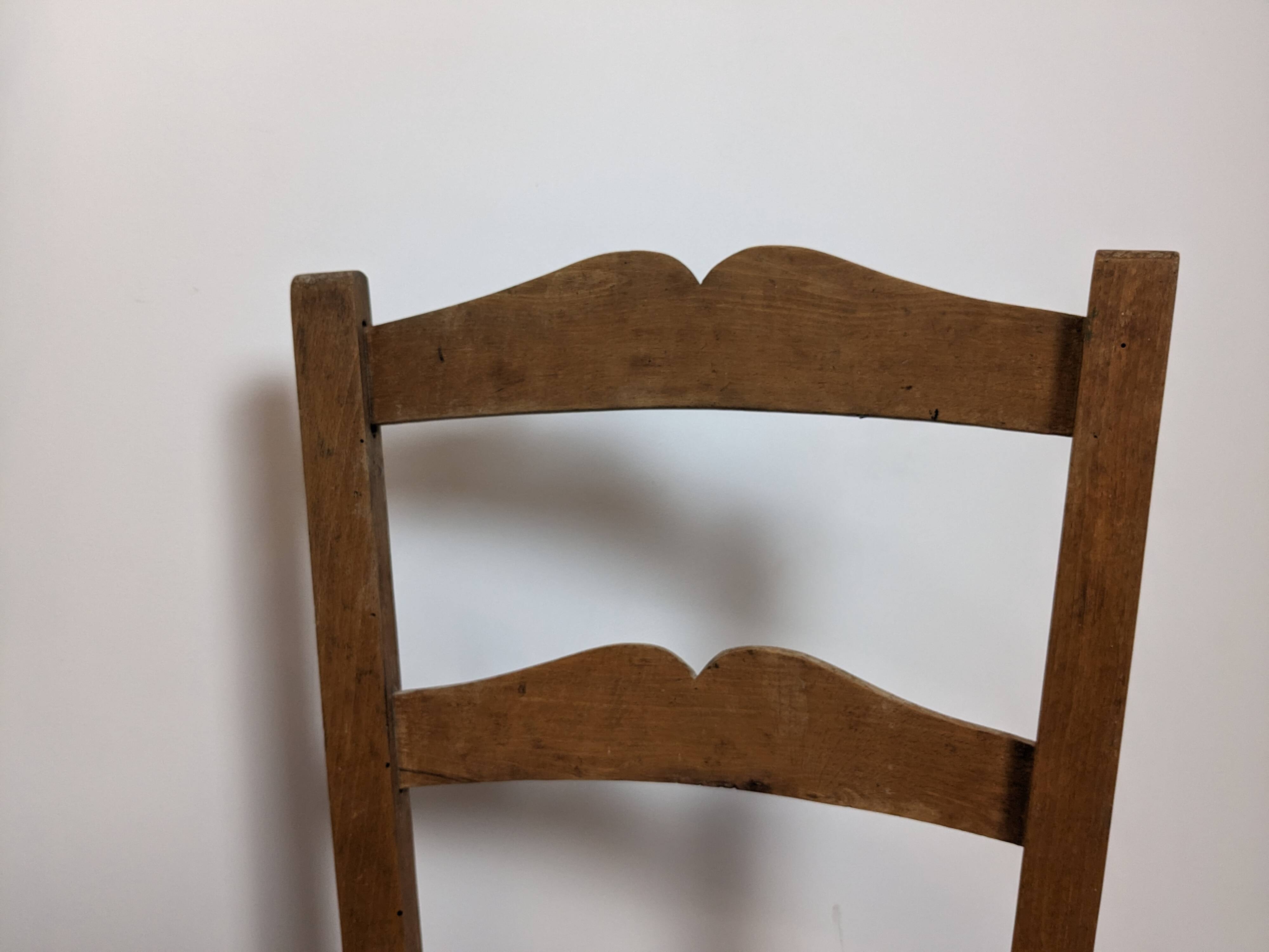 Children's straw country chair