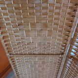 wicker, rattan screen, 5 panels