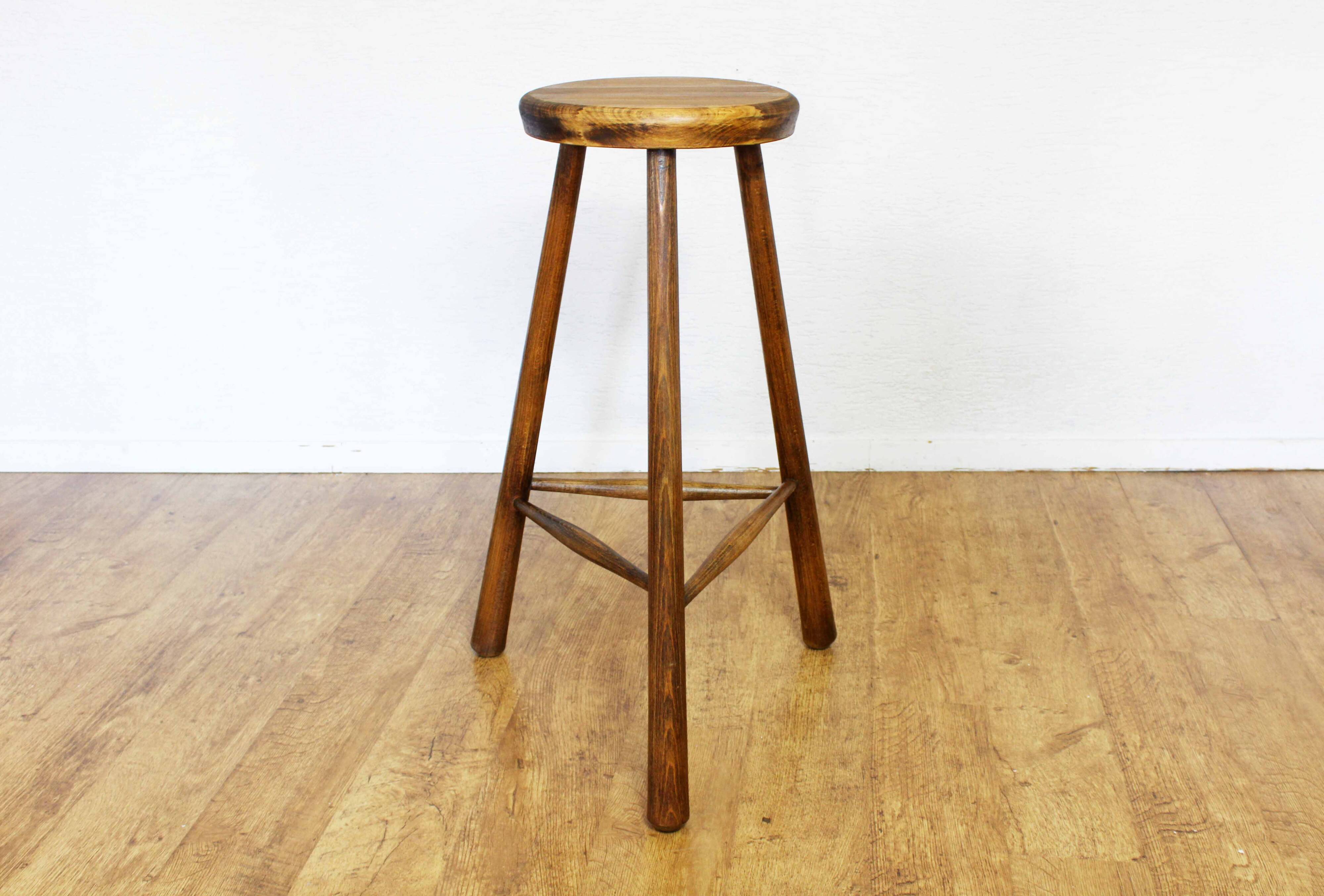 Tabouret de bar en bois massif
