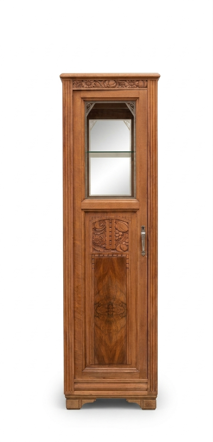 Art Deco "column" display cabinet