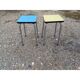Paire de tabourets en formica