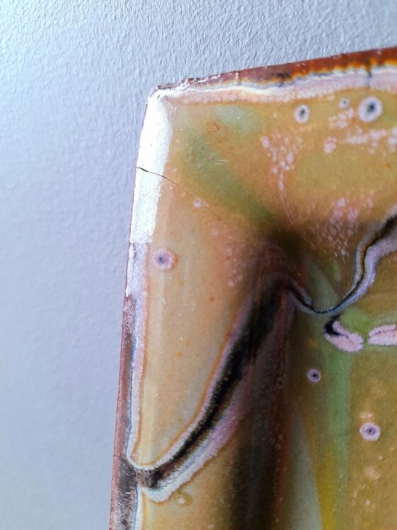 Enamelled Ceramic Pocket by P. Rollet