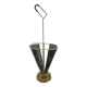 Paraplubak en métal doré