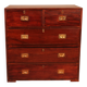 Commode Militaire Ou De Marine En Acajou-19° Siècle