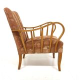 Scandinavian elm armchair, Swedish Modern, Sweden, 1940