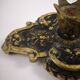 bronze or brass candle holder, cellar level