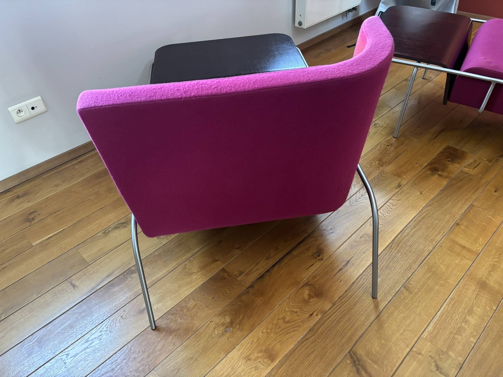 Tolozan armchair pair – Éric Jourdan – Ligne Roset 2002 – aluminium structure