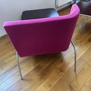Paire fauteuils Tolozan – Éric Jourdan – Ligne Roset 2002 – structure alu