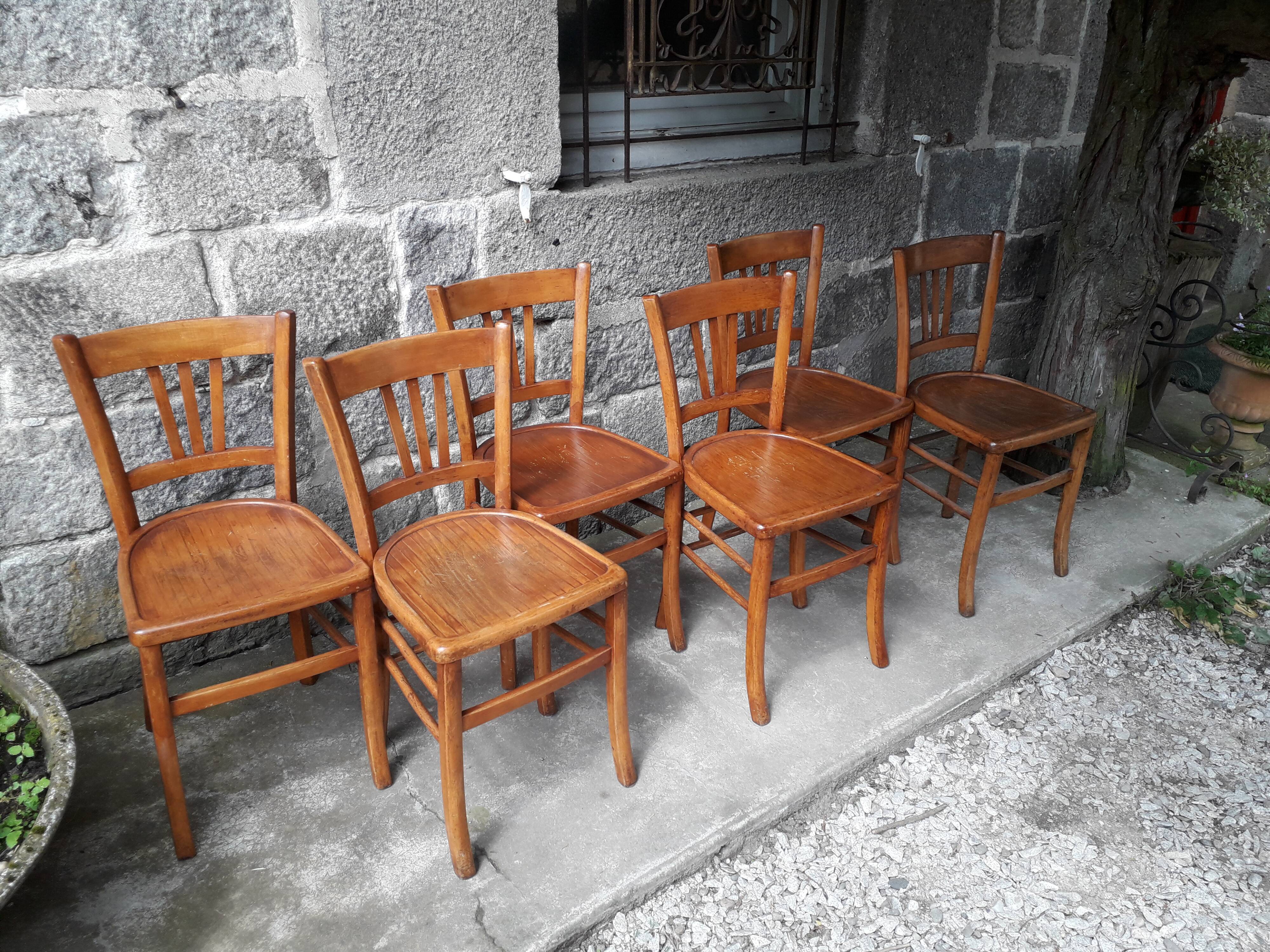 Set de 6 chaises bistrot Luterma