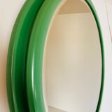 1960s vintage green wall mirror