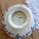 Saladier ancien porcelaine de Dresde bleu blanc