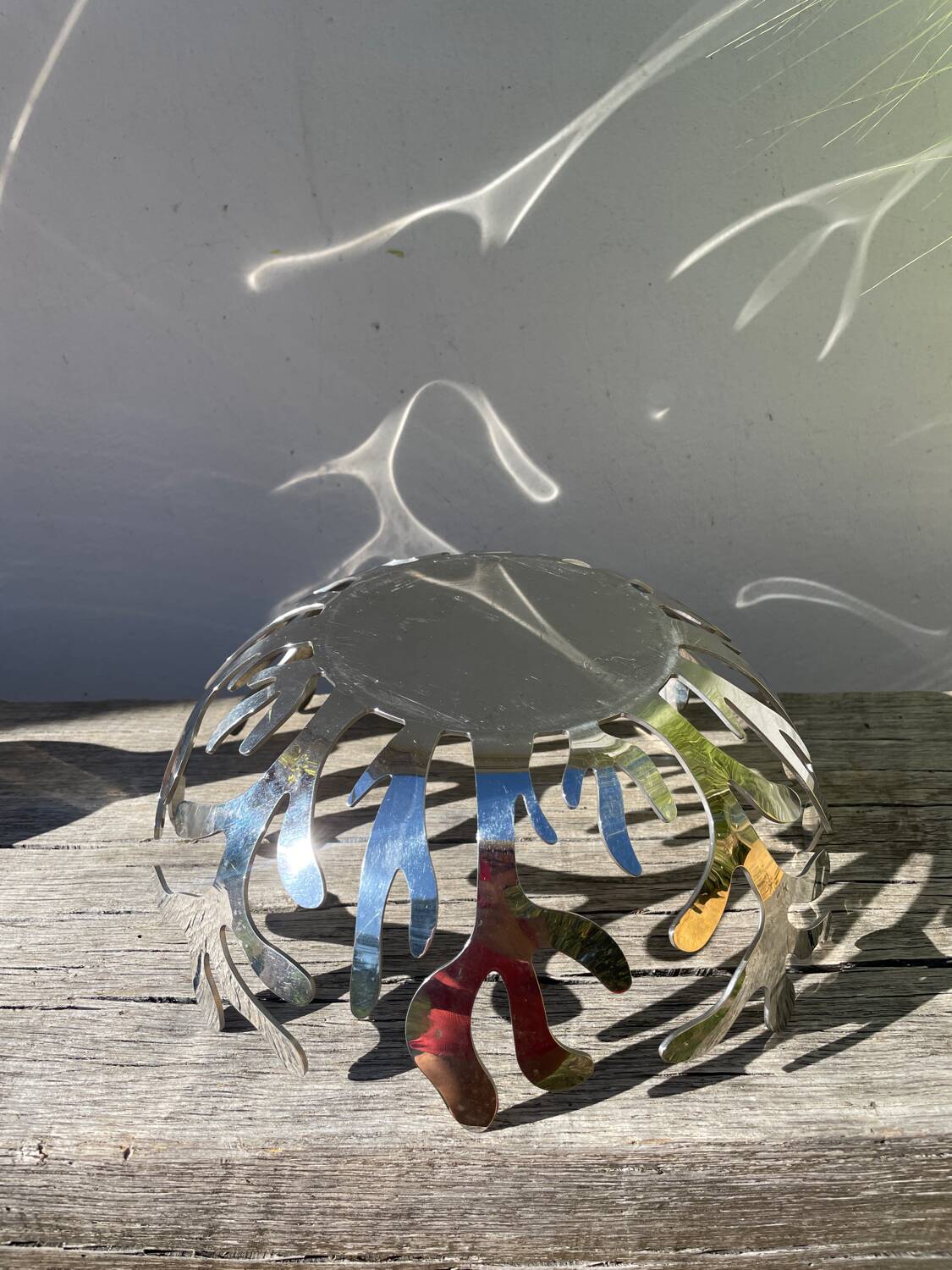 Alessi stainless steel fruit bowl