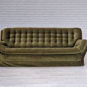 1970s, Swedish design by Swedfurn, Slätta Möbler, 3 seater sofa, vintage velour.