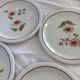 Flowered dinner plates