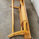 Scandinavian coffee table in blond wood