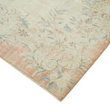 Handmade rustic oriental beige rug 173 cm x 258 cm