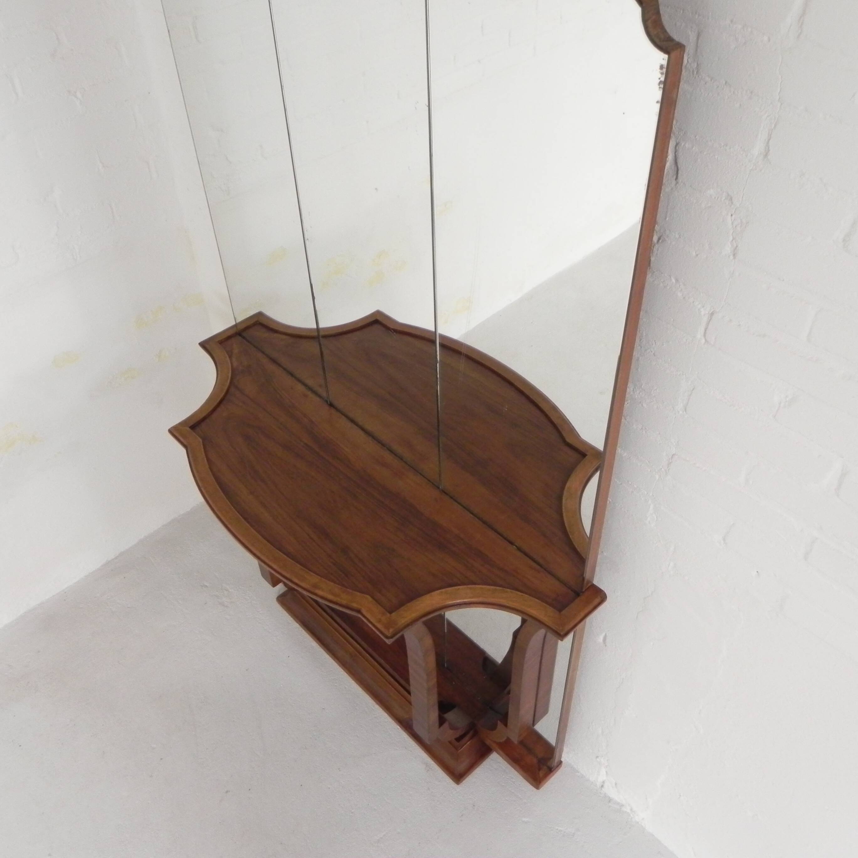 Art Deco mirror, dressing mirror for the hall, 1930s