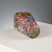Vintage Murano glass vase, made in Italy, 20th century.