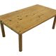 Vintage coffee table in pine 70s minimalist design