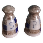 Salière et poivrier en grès d’Alsace