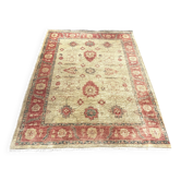 Vintage Afghan Chobi Ziegler hand-knotted rug: 193 x 154 cm