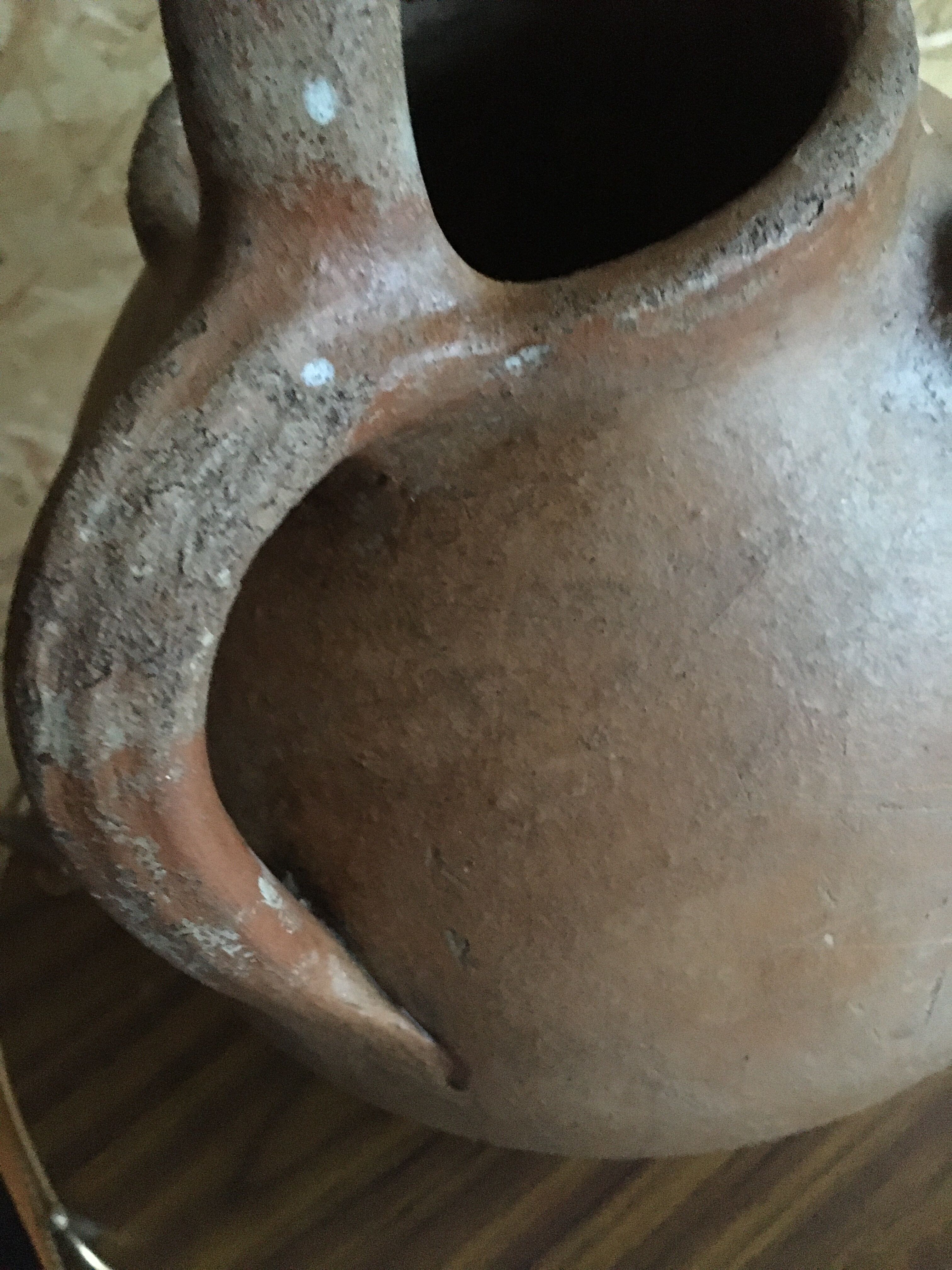 Terracotta oil jar