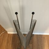 Set of 2 towers industrial metal furniture CD Italian design TBE