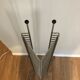Set of 2 towers industrial metal furniture CD Italian design TBE