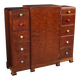 Commode Art Déco anglaise du 20e siècle