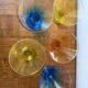 Set of 5 coloured dessert bowls Luminarc