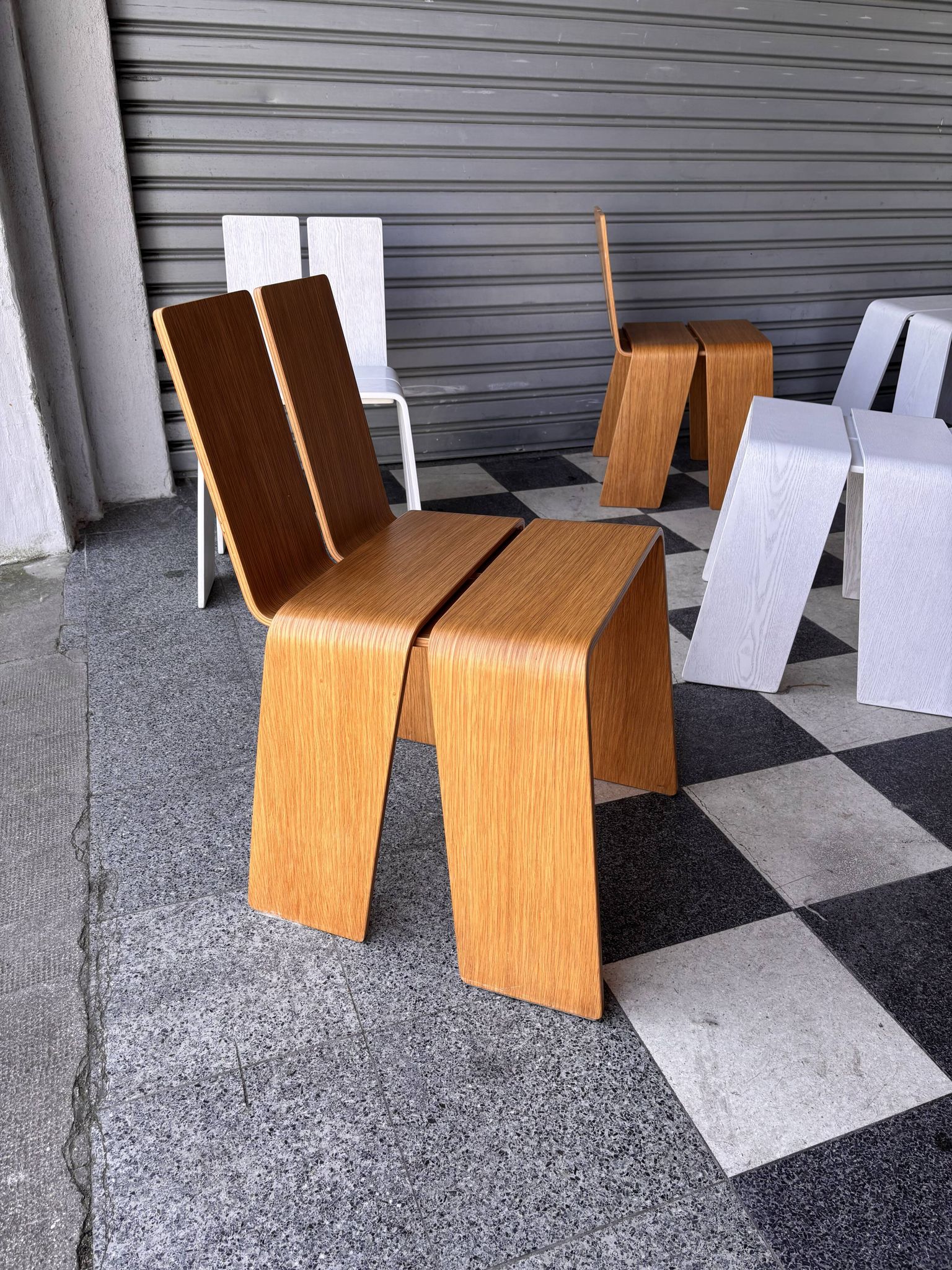 Set de 6 chaises au design danois Kibisi