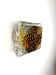 Murano Mazzega orange frosted glass sconce, Italy, 1970s
