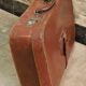Leather suitcase