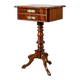 Antique Louis Philippe Sewing Table with Inlaid Top, 1860