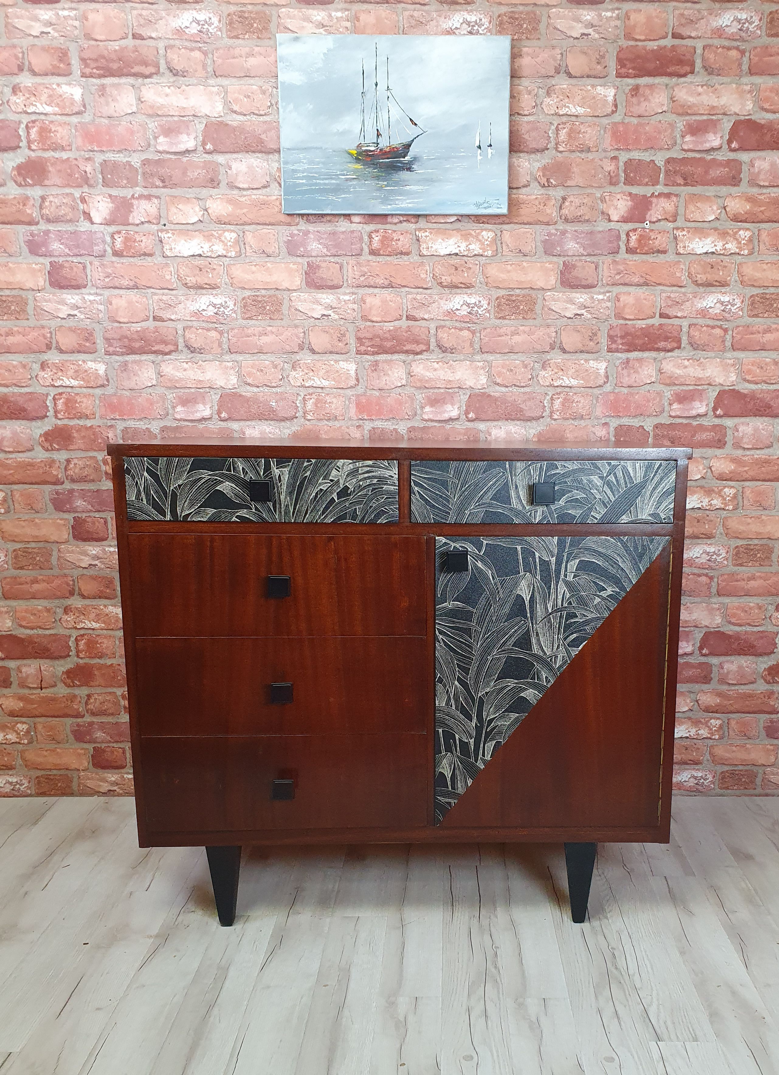 Renovated chest of drawers, Poland, 1970s