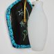 Wall lamp from the 1960s, made of ceramic. Good condition, 1xE14.