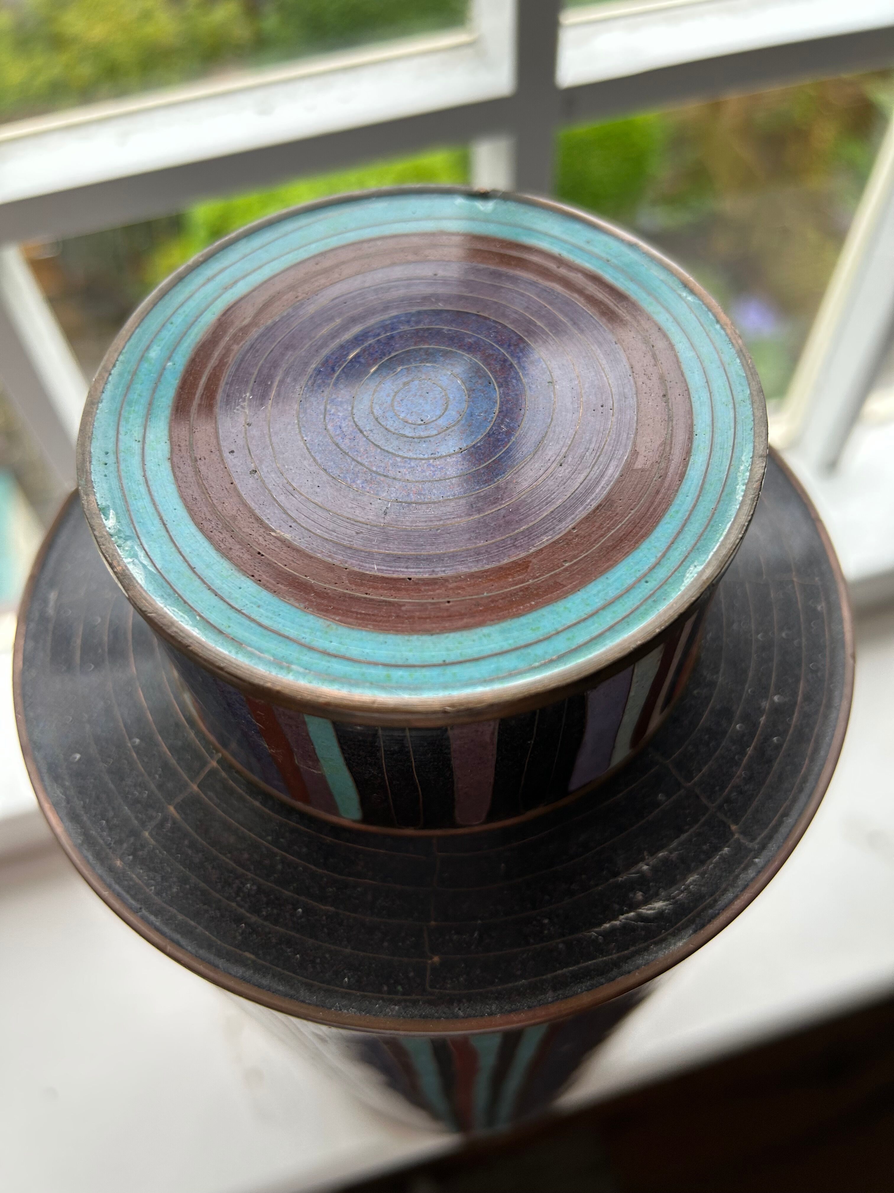 Fabienne Jouvin Paris Cloisonné Vase