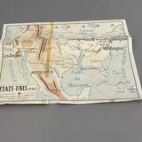 Old school geographical map, Rossignol edition