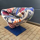 Artifort Ribbon chair by Pierre Paulin, Pierre Frey: The Painter's Canvas