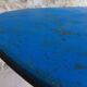 Ancienne table de jardin ronde en fer