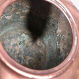 Old copper and brass teapot