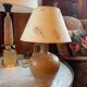 Vintage stoneware lamp