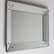Art Deco box mirror with scalloped edges France 1930s