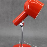 1960s Josef Hurka Red Desk Lamp for Napako , Czechoslovakia