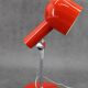 Lampe de bureau rouge Josef Hurka des années 1960 pour Napako, Tchécoslovaquie
