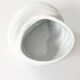 Shell-shaped porcelain catchall, Royal KPM Bavaria from the 1970s.