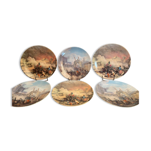 6 assiettes porcelaine Limoges