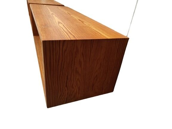 Two Mid Century floating cabinets