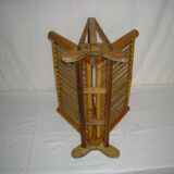 Bamboo folding magazine rack from the 40s - 50s